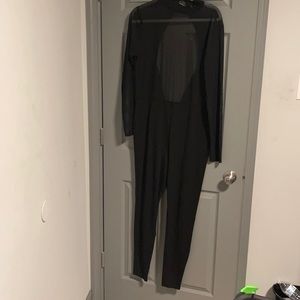 Long sleeve sheer top jumper.